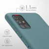 Etui Kwmobile do Samsung Galaxy A51, zielone, silikonowe, 51196.206