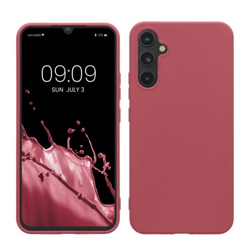Etui Kwmobile do Samsung Galaxy A34 5G, Ciemny róż, Silikon, 60809.167