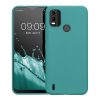 Etui Kwmobile do telefonu Nokia C21 Plus, niebieskie, silikonowe, 61460.57
