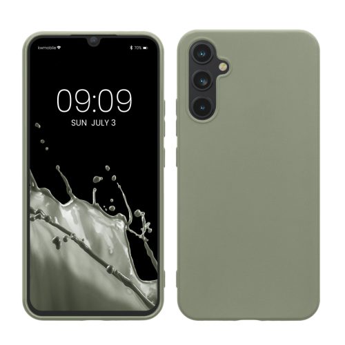 Etui Kwmobile do Samsung Galaxy A34 5G, jasnozielone, silikonowe, 60809.172