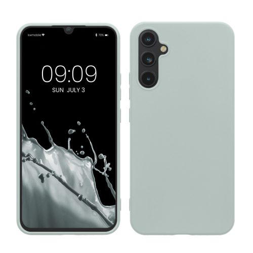 Etui Kwmobile do Samsung Galaxy A34 5G, jasnozielone, silikonowe, 60809.2