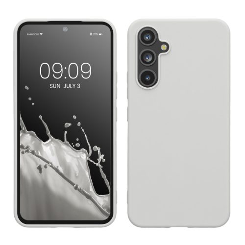 Etui Kwmobile do Samsung Galaxy A54 5G, białe, silikonowe, 60796.48