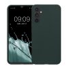 Etui Kwmobile do Samsung Galaxy A34 5G, Ciemnozielone, Silikonowe, 60809.169