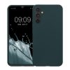 Etui Kwmobile do Samsung Galaxy A34 5G, Ciemnozielone, Silikonowe, 60809.202
