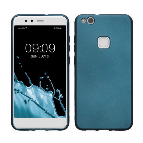 Etui Kwmobile do Huawei P10 Lite, niebieskie, silikonowe, 41491.251
