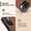Etui Kwmobile do Xiaomi Redmi 10, brązowy/czarny, drewno/silikon, 56794.03