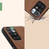 Etui Kwmobile do Xiaomi Redmi 10, brązowy/czarny, drewno/silikon, 56794.03