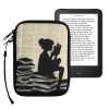 Kwmobile Uniwersalna nakładka 6 cali na eBook, wielokolorowa, tekstylna, 50335.17