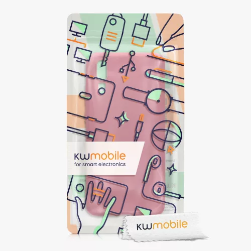 Etui Kwmobile do Huawei P20, różowe, silikonowe, 44212.167