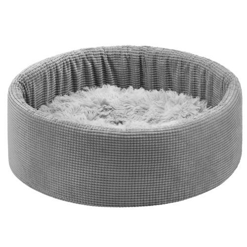 Pat de pisica cu perna detasabila Navaris, 50x50x18 cm, material plus, 61287.22