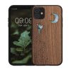 Etui Kwmobile do Apple iPhone 11, wielokolorowe, drewno/silikon, 49799.18