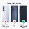 Etui Kwmobile ze smyczą do Motorola Edge 40 Pro/Edge Plus (2023), czarne, silikonowe, 61504.01