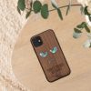 Etui Kwmobile do Apple iPhone 11, wielokolorowe, drewno/silikon, 49799.19