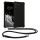 Etui Kwmobile ze smyczą do Motorola ThinkPhone, czarne, silikonowe, 61498.01