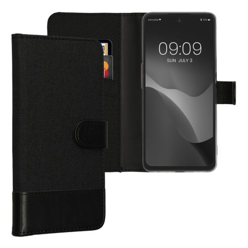 Etui Kwmobile do OnePlus Nord N30/Nord CE 3 Lite, czarne, tekstylne/silikonowe, 61494.73