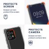 Etui Kwmobile ze smyczą do Motorola Edge 40 Pro/Edge Plus (2023), Przezroczyste/Czarne, Silikonowe, 61503.01