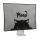 Osłona Kwmobile na monitor 27-28 cali, szaro-czarna, plastik, 54396.06