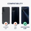 Etui Kwmobile ze smyczą do OPPO A16/A16s/A54s, wielokolorowe, silikonowe, 60758.03