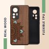 Etui Kwmobile do Xiaomi 12T/12T Pro, wielokolorowe, drewno/silikon, 60150.09