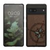 Etui Kwmobile do Google Pixel 7, brązowe, drewno/silikon, 60757.04