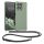 Etui Kwmobile ze smyczą do Honor X8a, jasnozielone, silikonowe, 61577.172