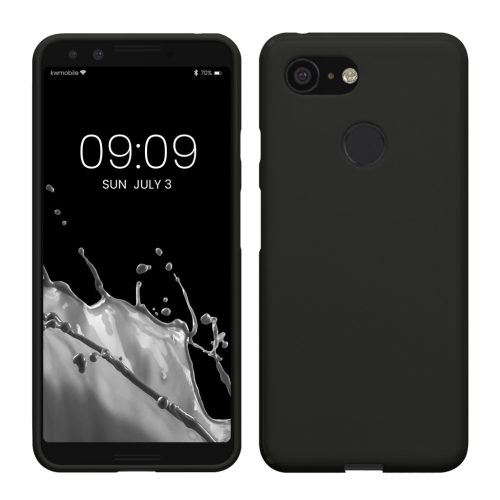 Etui Kwmobile do Google Pixel 3, czarne, silikonowe, 45967.01