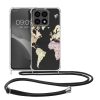 Etui Kwmobile ze smyczą do Honor X8a, wielokolorowe, silikonowe, 60943.03