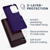 Etui Kwmobile do Samsung Galaxy A53 5G, Ciemny Fiolet, Silikon, 57835.114
