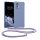 Etui Kwmobile ze smyczą do Motorola Edge 30 Neo, niebieskie, silikonowe, 61582.108