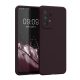 Etui Kwmobile do Samsung Galaxy A33 5G, Ciemny Fiolet, Silikon, 57833.114