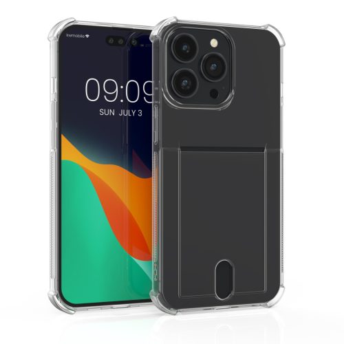 Etui Kwmobile do Apple iPhone 14 Pro Max, przezroczyste, silikonowe, 61580.03