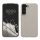 Etui Kwmobile do Samsung Galaxy S22, jasnoszare, silikonowe, 56756.96