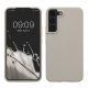 Etui Kwmobile do Samsung Galaxy S22, jasnoszare, silikonowe, 56756.96