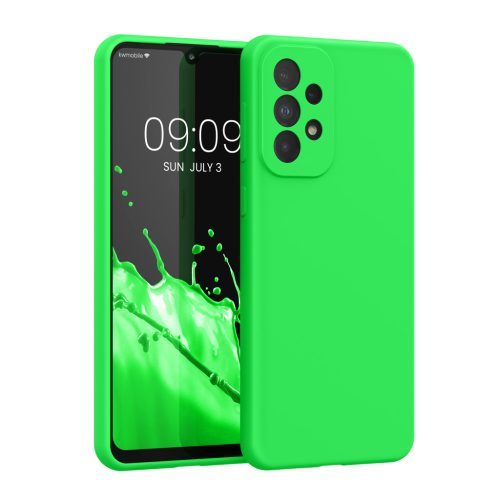 Etui Kwmobile do Samsung Galaxy A33 5G, zielone, silikonowe, 57833.44