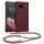 Etui Kwmobile ze smyczą do Google Pixel 7a, fioletowe, silikonowe, 61600.187