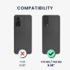 Etui Kwmobile do Vivo Y72 5G/Y52 5G, różowe, silikonowe, 59095.77