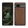 Etui Kwmobile do Google Pixel 7a, brązowe, drewno/silikon, 61602.18