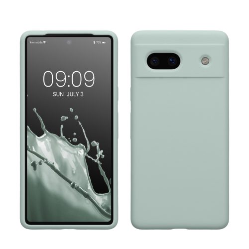 Etui Kwmobile do Google Pixel 7a, jasnozielone, silikonowe, 61597.2