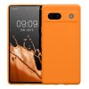 Etui Kwmobile do Google Pixel 7a, pomarańczowe, silikonowe, 61598.15