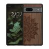 Etui Kwmobile do Google Pixel 7a, brązowe, drewno/silikon, 61603.01