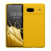 Etui Kwmobile do Google Pixel 7a, żółte, silikonowe, 61597.165