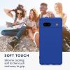 Etui Kwmobile do Google Pixel 7a, niebieskie, silikonowe, 61598.134