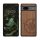 Etui Kwmobile do Google Pixel 7a, brązowe, drewno/silikon, 61603.02