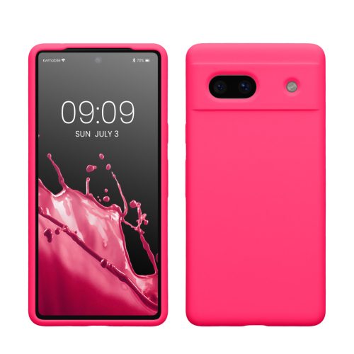 Etui Kwmobile do Google Pixel 7a, różowe, silikonowe, 61597.77
