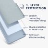 Etui Kwmobile do Google Pixel 7a, jasnoniebieskie, silikonowe, 61597.58