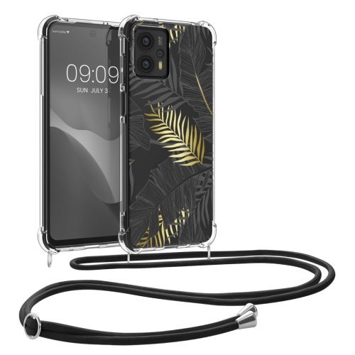 Etui Kwmobile ze smyczą do Motorola Moto G23/Moto G13, wielokolorowe, silikonowe, 60845.03
