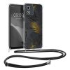 Etui Kwmobile ze smyczą do Motorola Moto E13, wielokolorowe, silikonowe, 61624.02