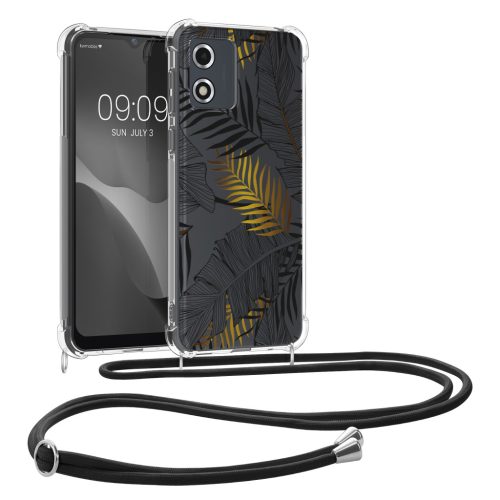 Etui Kwmobile ze smyczą do Motorola Moto E13, wielokolorowe, silikonowe, 61624.02