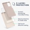 Etui Kwmobile do Samsung Galaxy S20 FE, kremowe, silikonowe, 53605.16