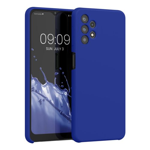 Etui Kwmobile do Samsung Galaxy A32 5G, niebieskie, silikonowe, 54336.134
